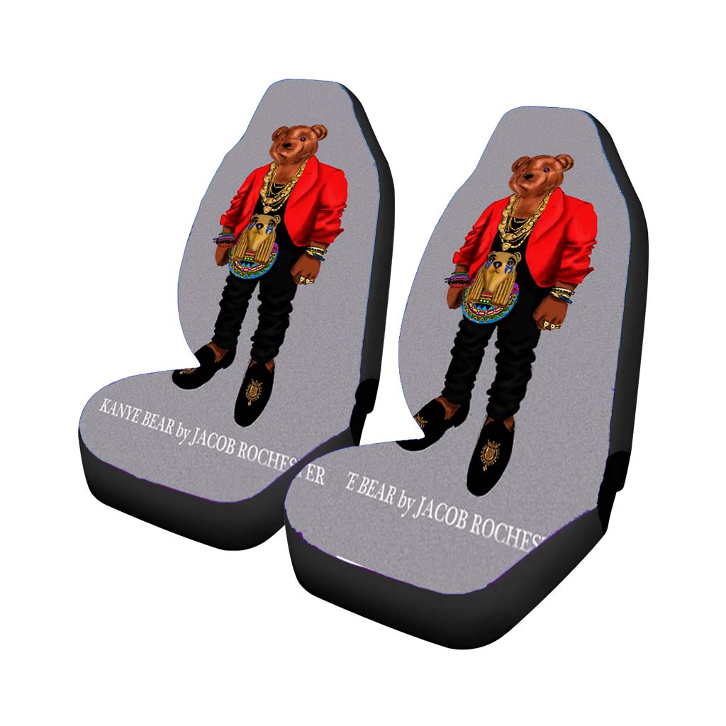 Polo Bear Kanye Bear Style Rapper car Seat Covers