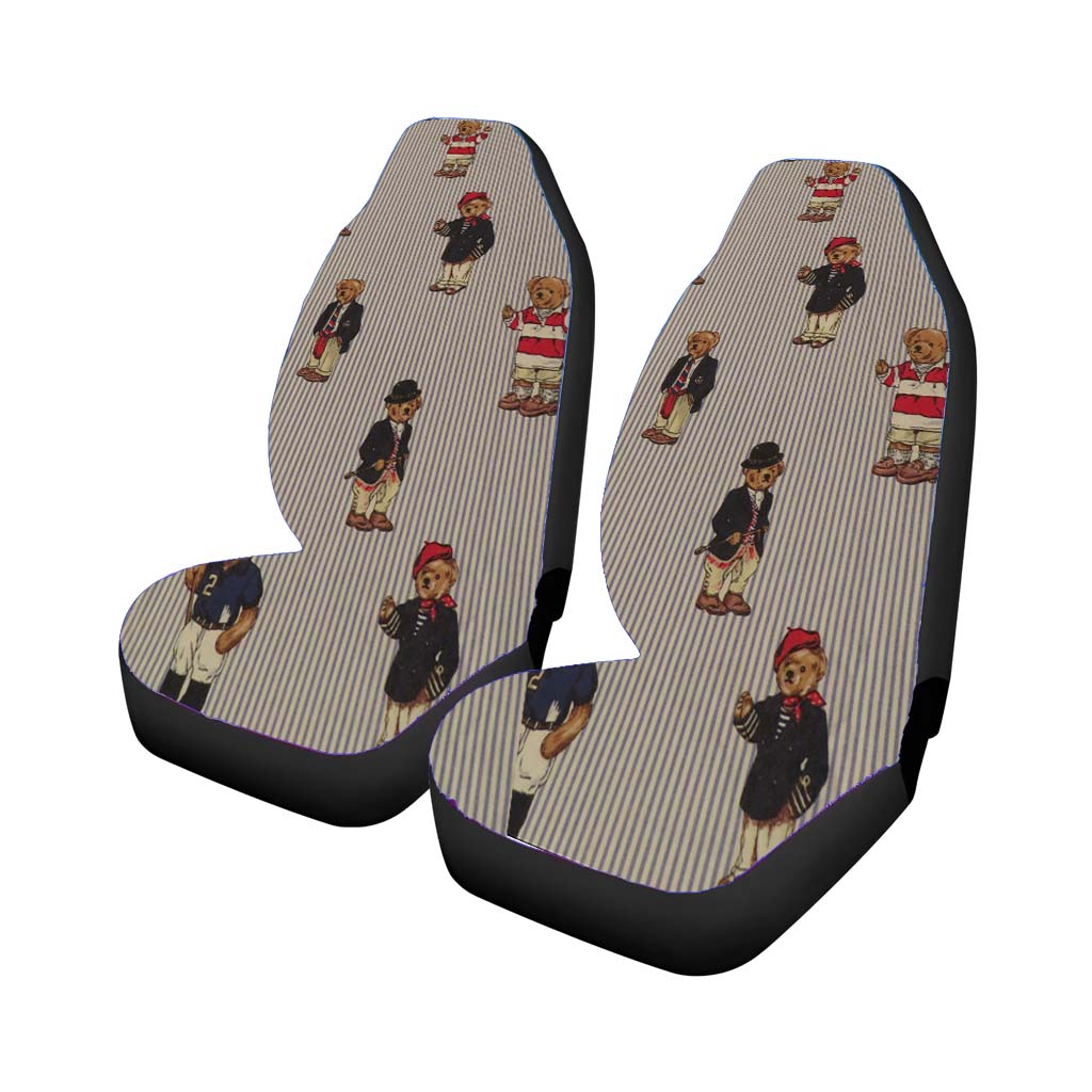 Polo Bear Pattern Suit car Seat Covers