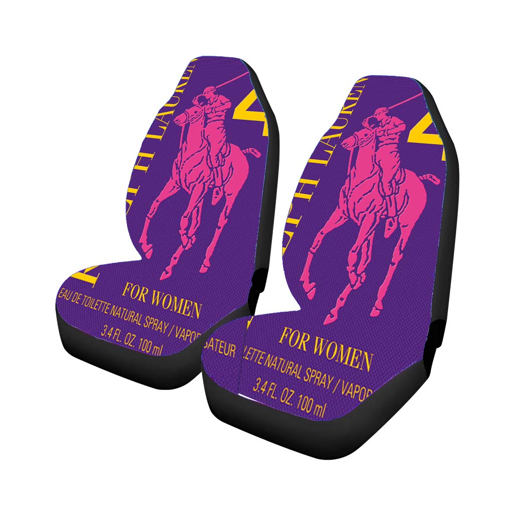 Polo Ralph Lauren Big Pony 4 Purple Parfume car Seat Covers