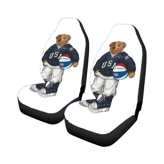 Polo Sweater Ralph Laurens Basketball Universal Fit Car Seat Covers
