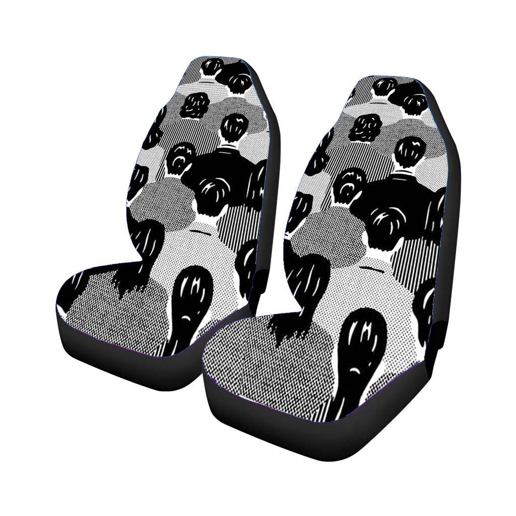 Pop Art Japan Culture Human Pattern Comic Style car Seat Covers