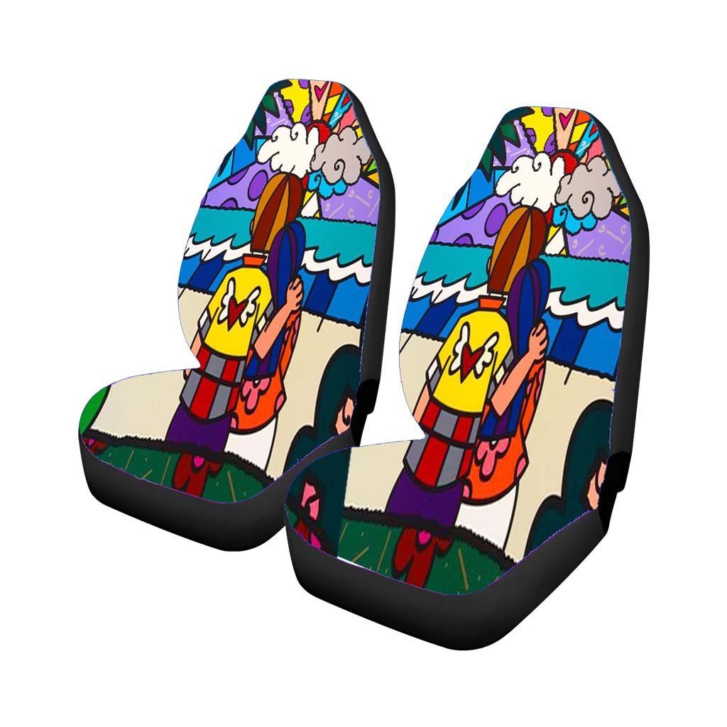 Pop Art Romero Britto car Seat Covers