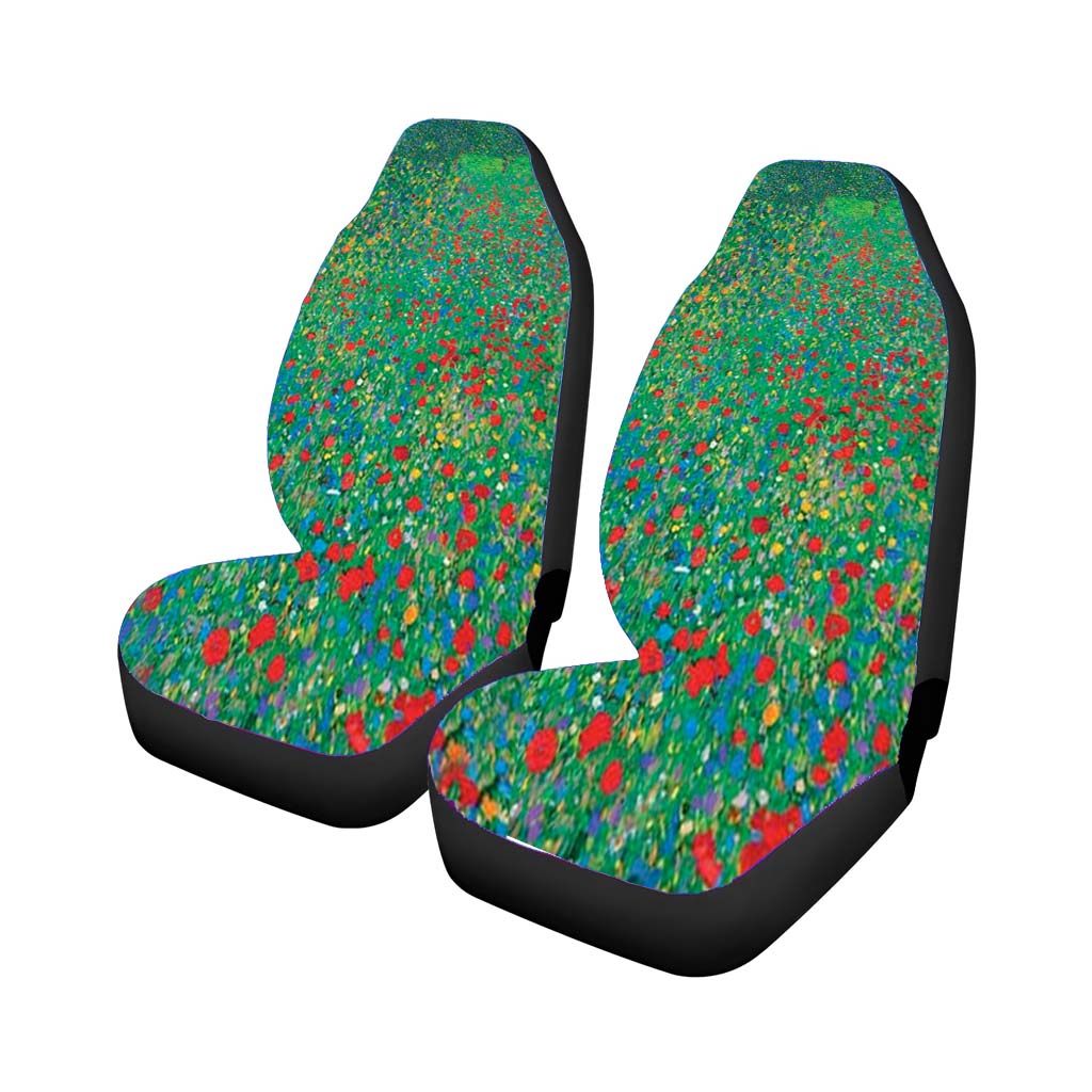 Poppy Field car Seat Covers