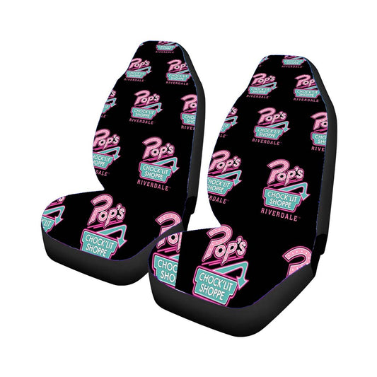 Pops Chock Lit Shoppe Riverdale Pattern Universal Fit Car Seat Covers
