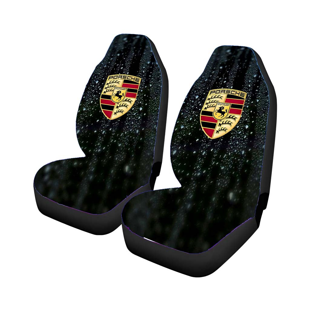Porsche Emblem Water Drop car Seat Covers