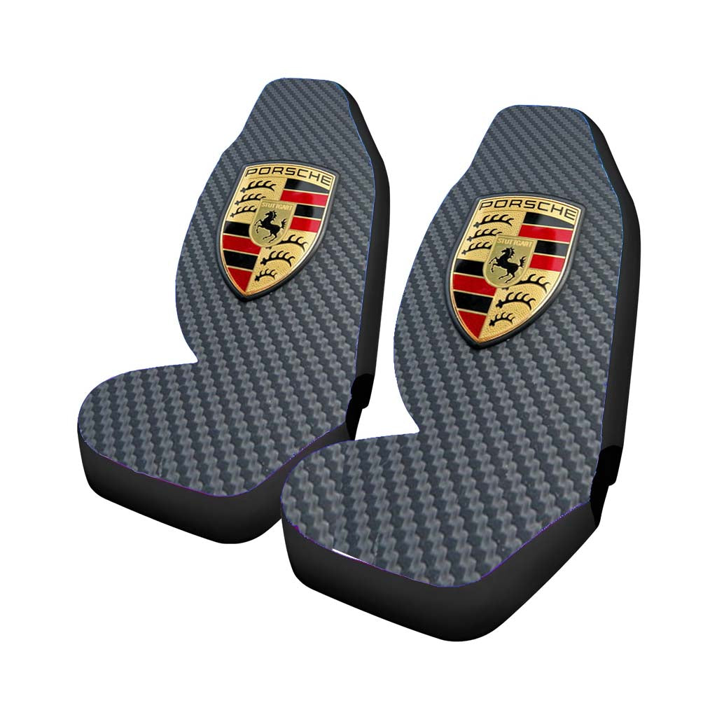 Porsche Logo Fiber car Seat Covers