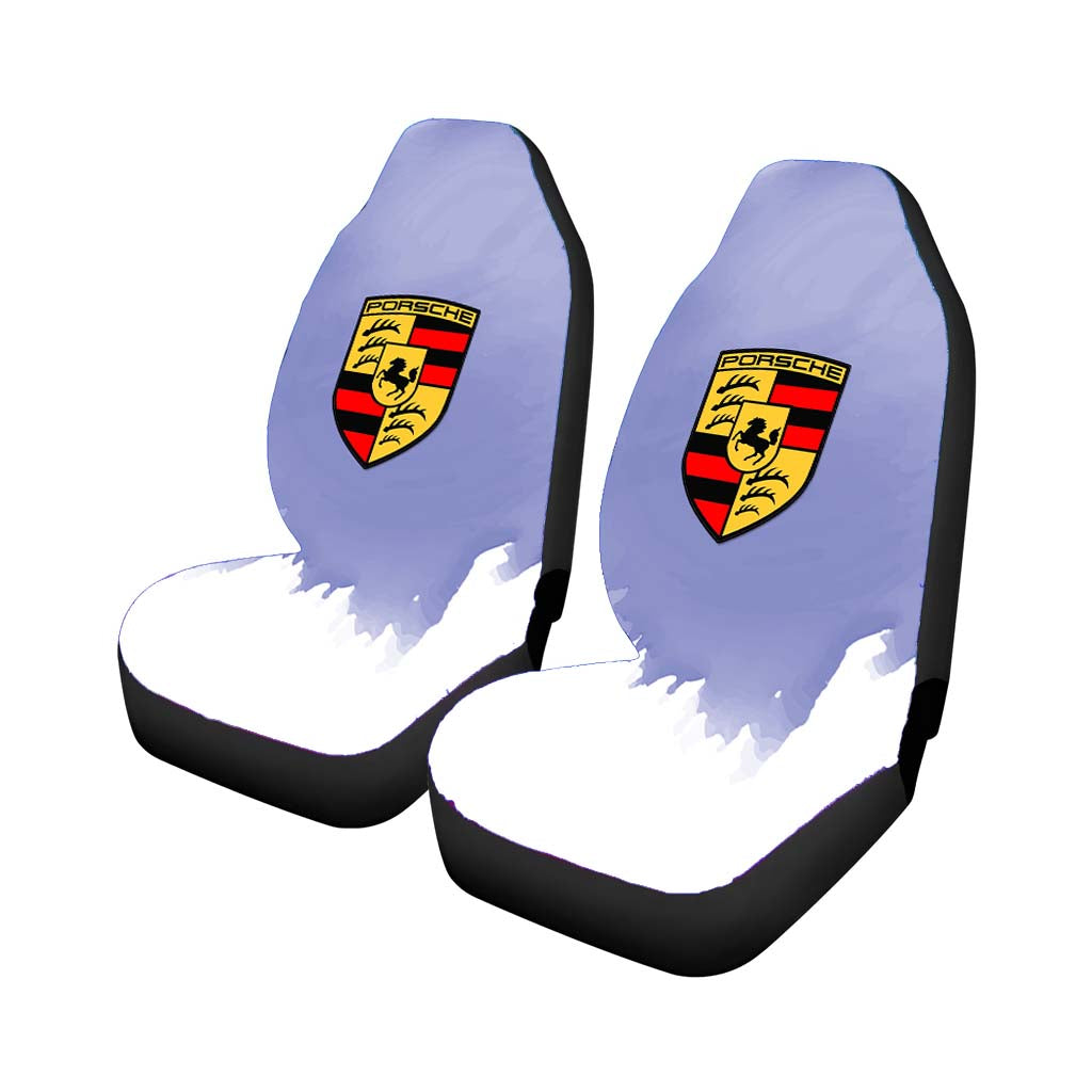 Porsche Water Color Blue car Seat Covers