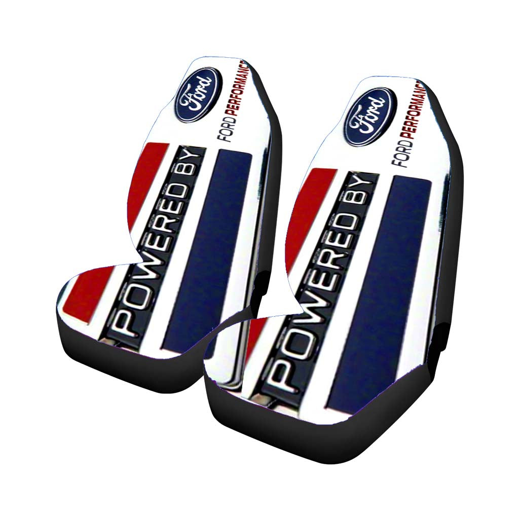 Powered By Ford Performance Emblem Plate car Seat Covers