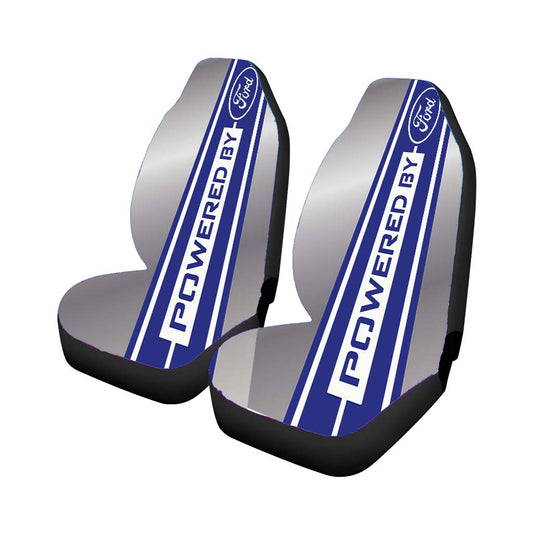 Powered By Ford Silver Plate Universal Fit Car Seat Covers