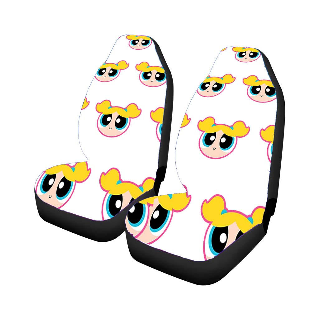 Powerpuff Girls Bubbles Head Pattern car Seat Covers