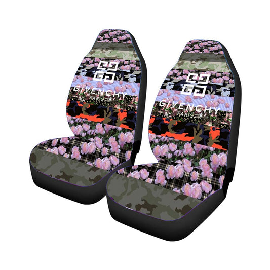Pre Spring Flower Givenchy Car Seat Covers Universal Fit