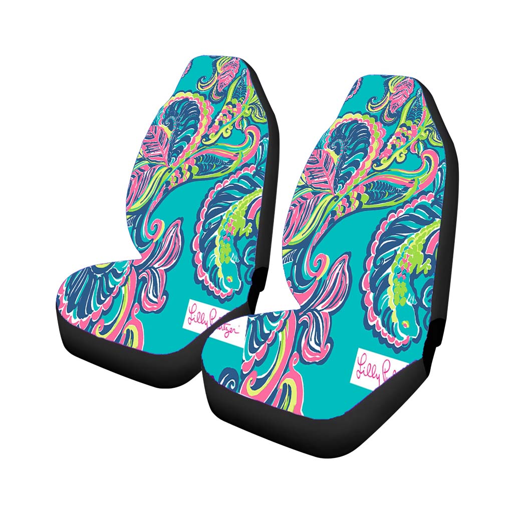 Preppy Georgia Belle Lilly Pulitzer car Seat Covers