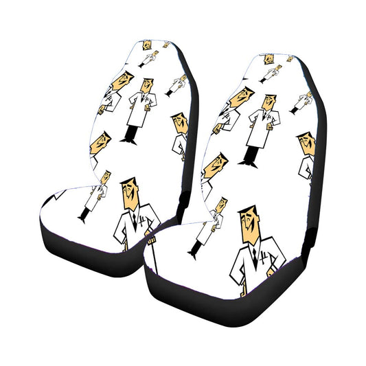 Professor Utonium Pattern Powerpuff Girls Universal Fit Car Seat Covers