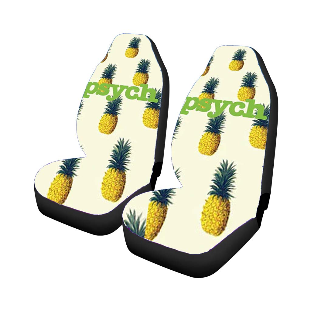 Psych Pineapple Pattern car Seat Covers