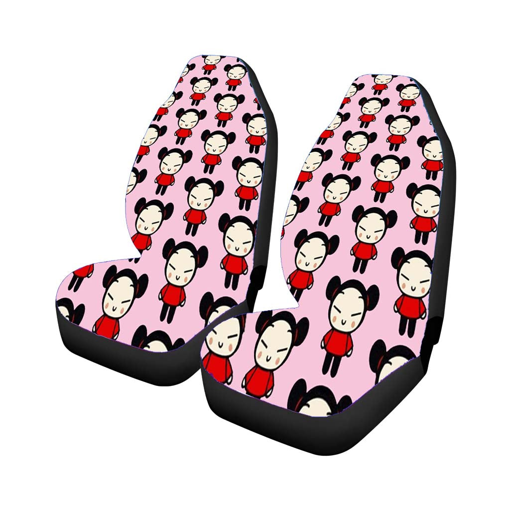 Pucca Pattern Wallpaper car Seat Covers