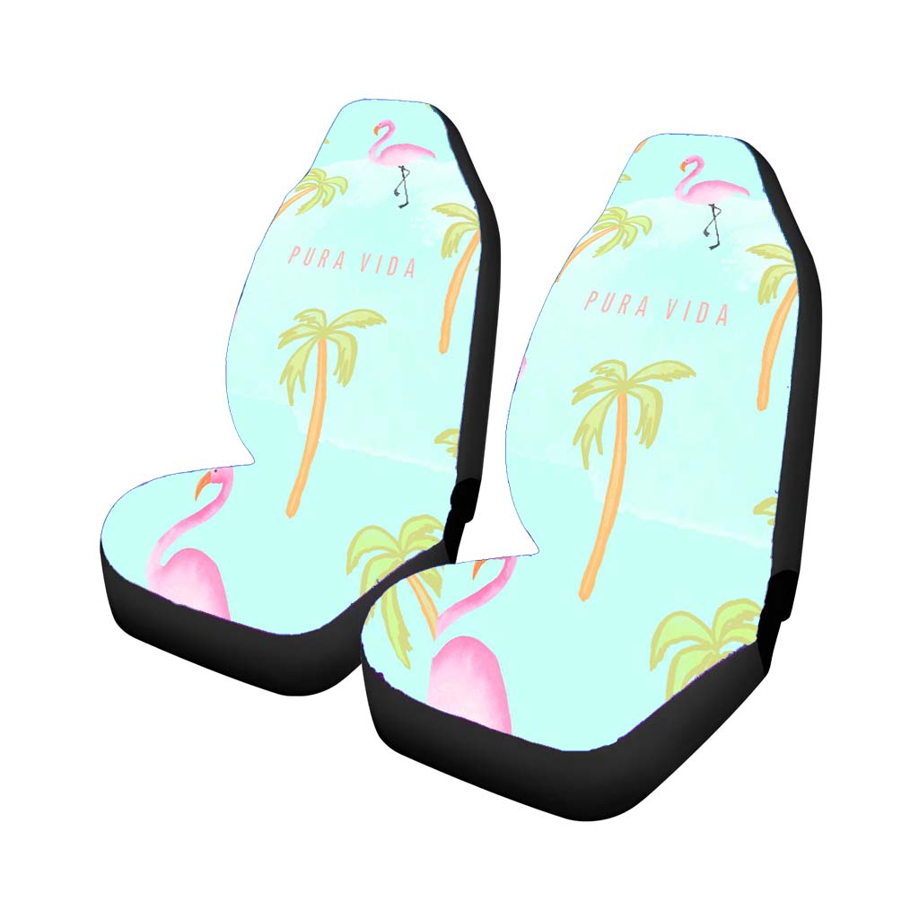 Pura Vida Pattern Flamengo car Seat Covers