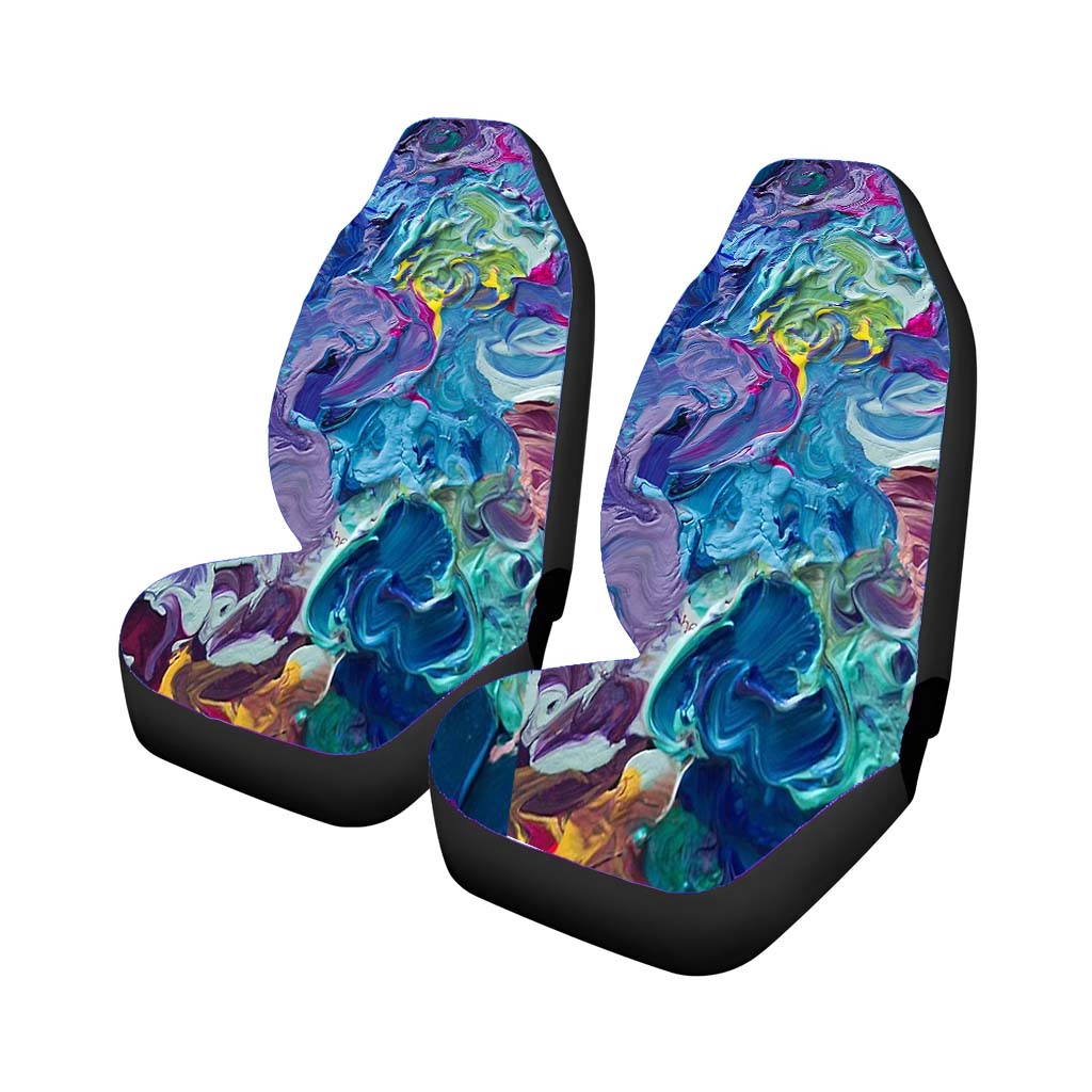 Rainbow Flow Abstraction car Seat Covers
