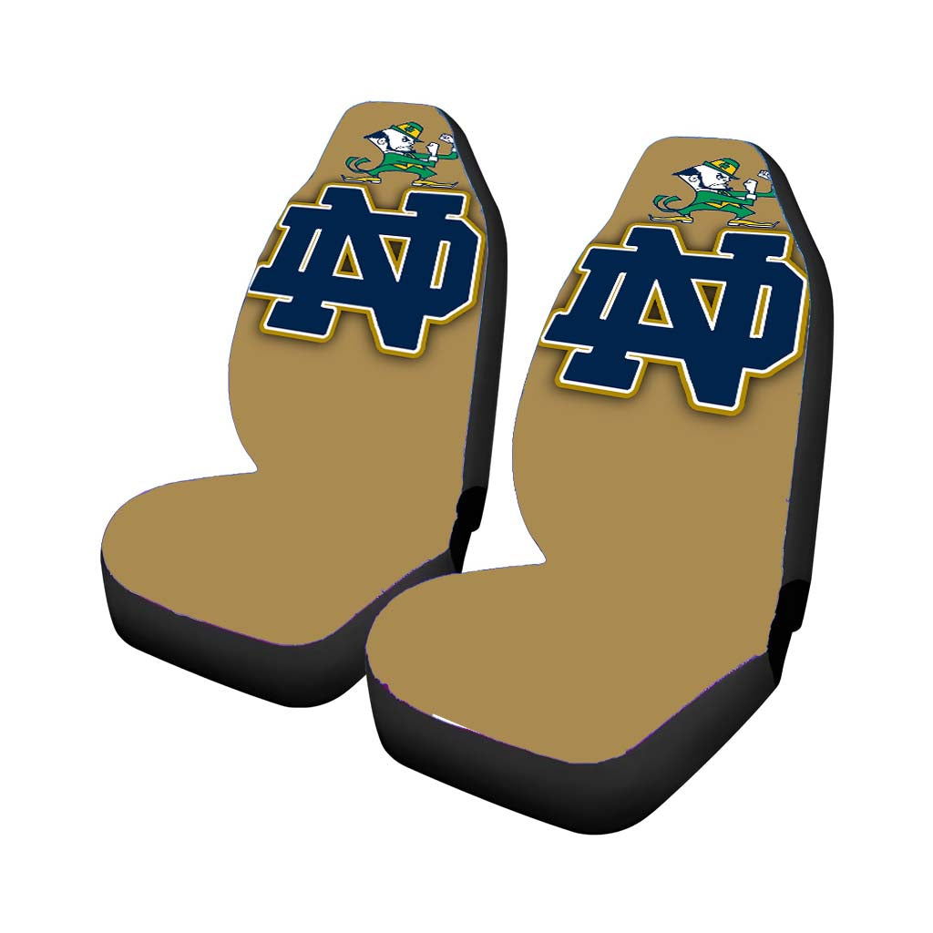 Rare Notre Dame Fighting Irish car Seat Covers