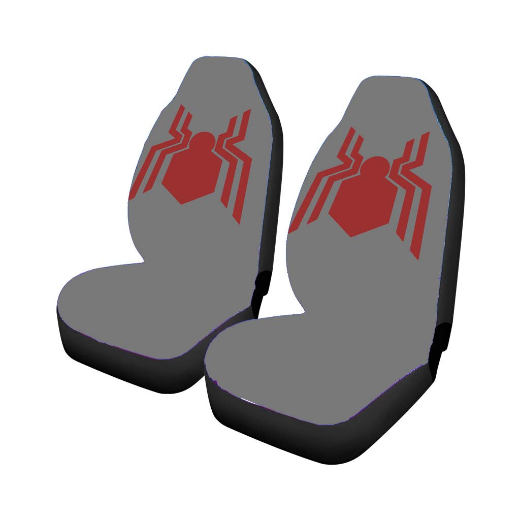 Red Homecoming Spiderman Logo car Seat Covers