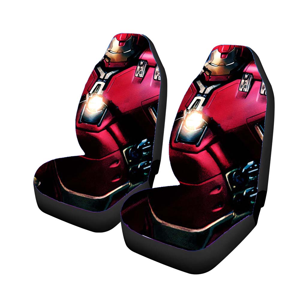 Red Hulk Buster car Seat Covers