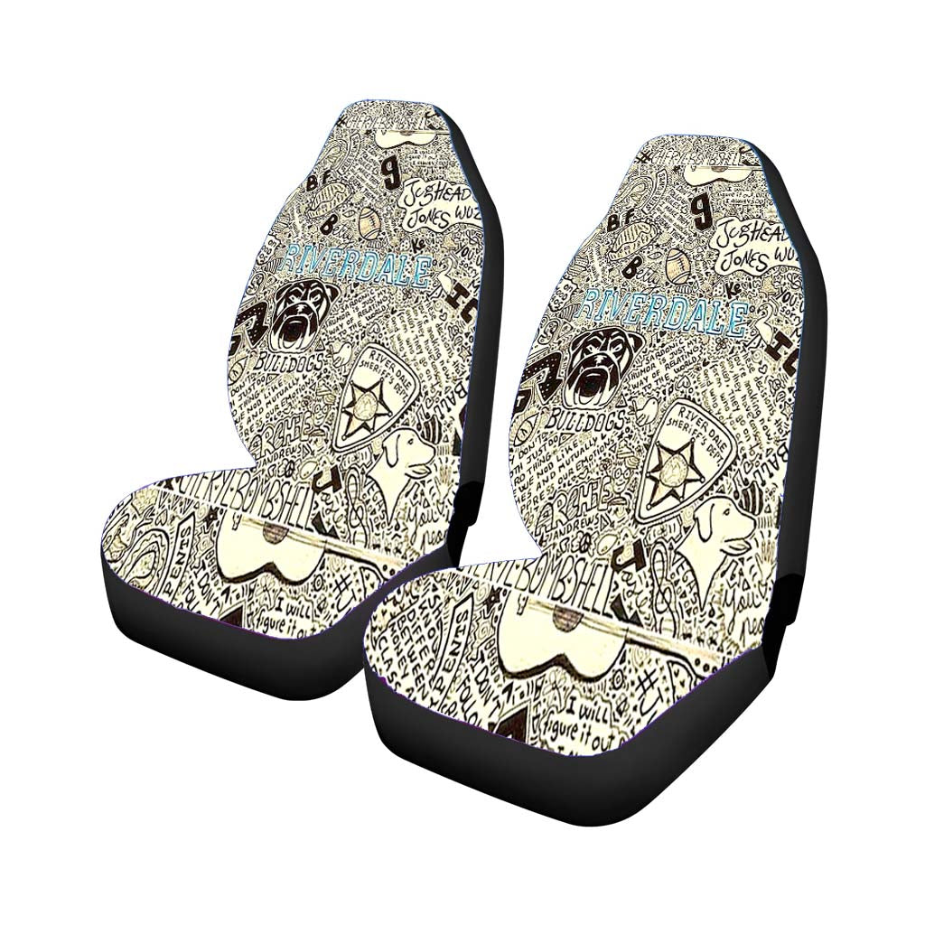 Riverdale Jughead Serpents Pattern car Seat Covers