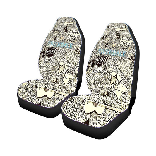 Riverdale Jughead Serpents Pattern Universal Fit Car Seat Covers
