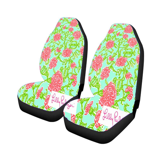 Roses Lilly Pulitzer Car Seat Covers Universal Fit