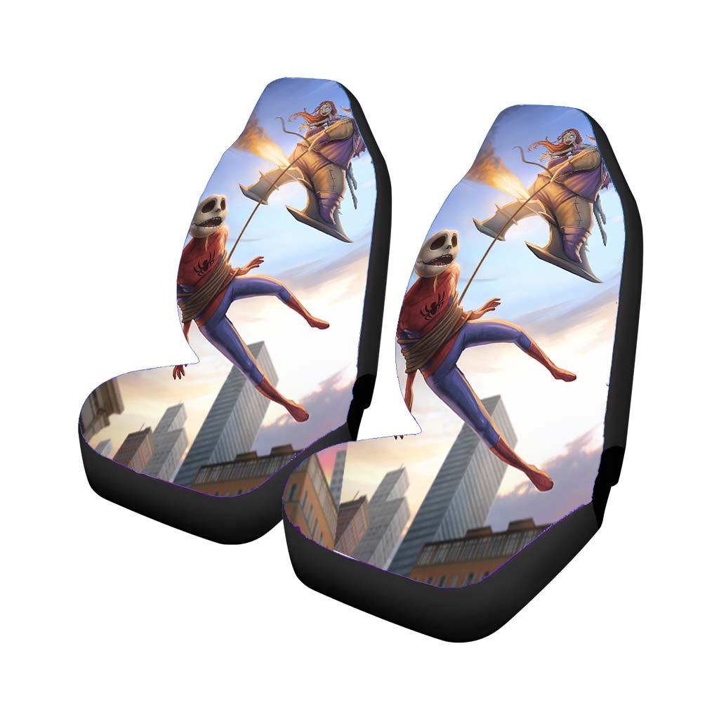 Saving Sally Jack Skellington Spiderman car Seat Covers