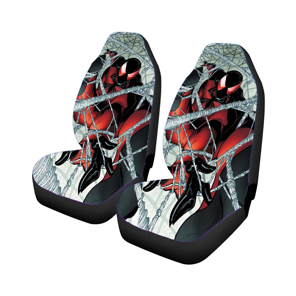 Scarlet Spiderman Web Spider car Seat Covers