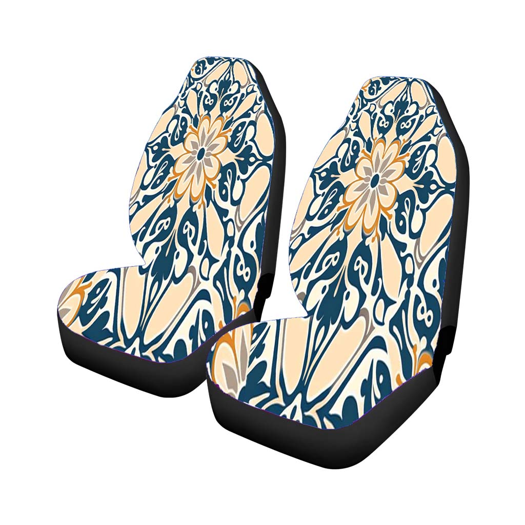 Seamless Pattern With A Flower Patter car Seat Covers