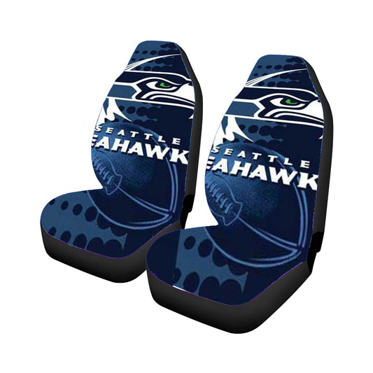 Seattle Seahawks Over Dots Universal Fit Car Seat Covers