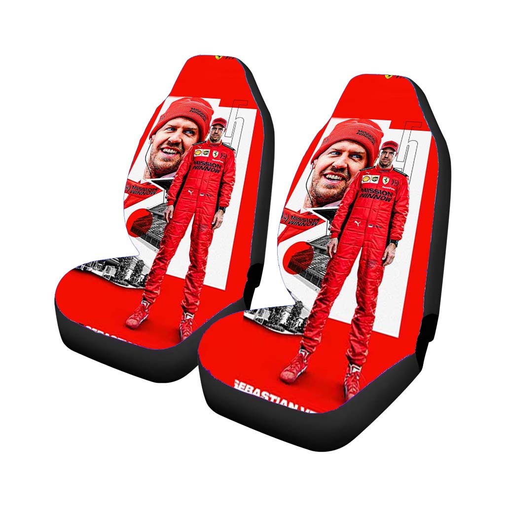 Sebastian Vettel Formula One 4 car Seat Covers