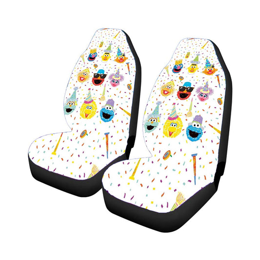 Sesame Street Wallpaper Pattern Car Seat Covers
