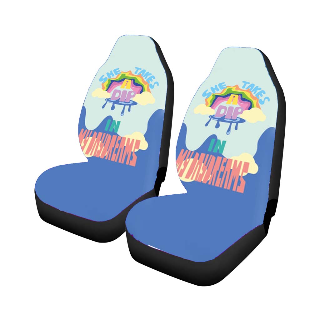 She Takes A Dip In My Daydreams car Seat Covers