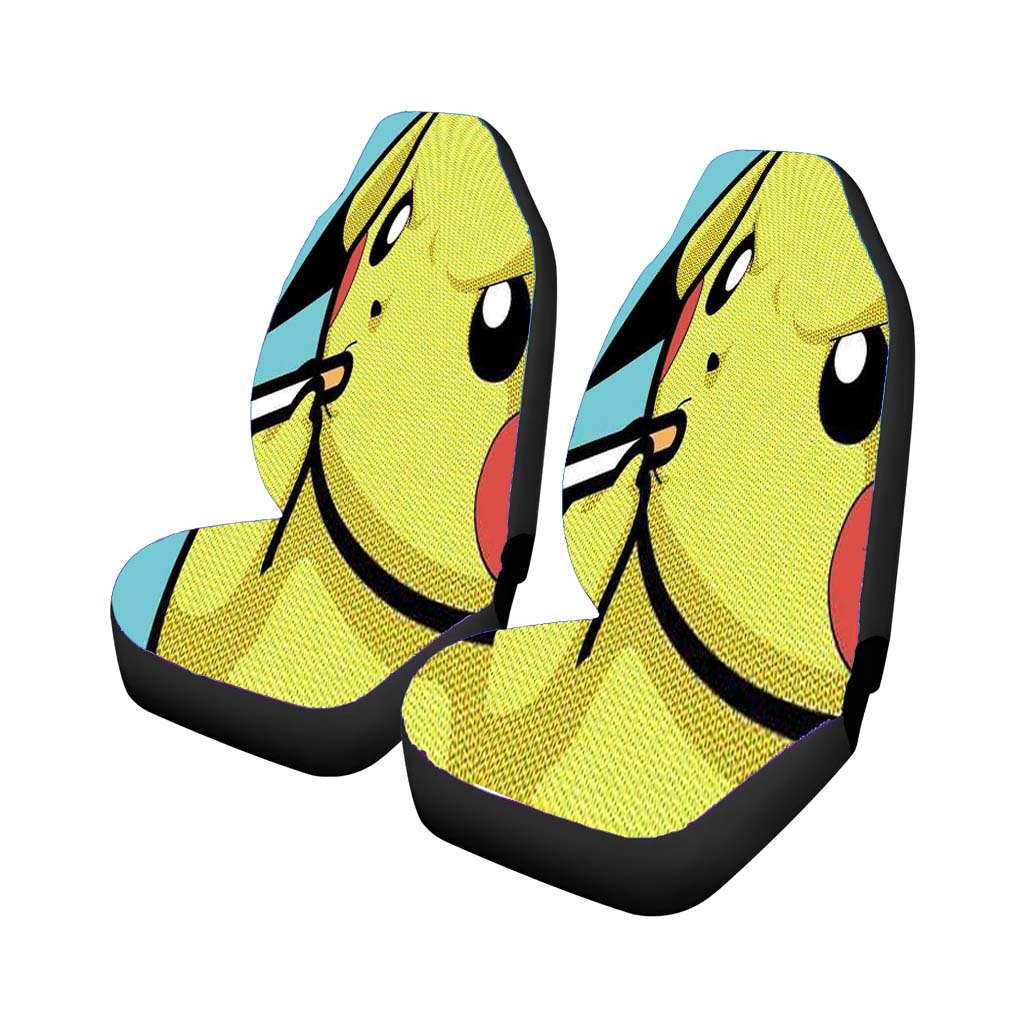 Smoking Pikachu car Seat Covers
