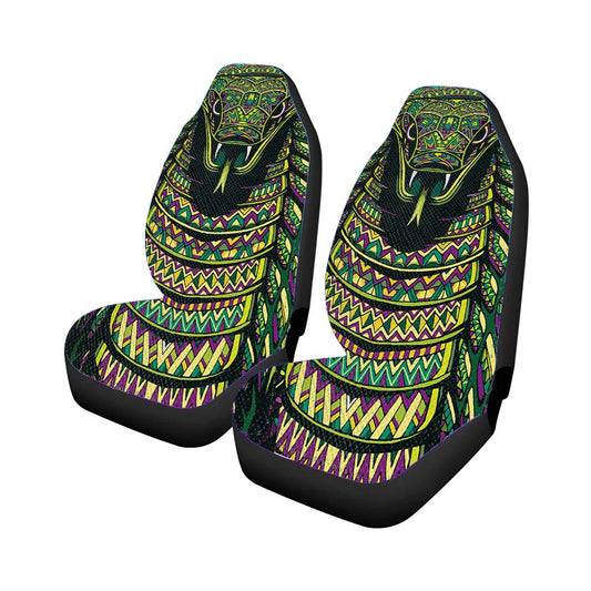 Snake Aztec Pattern Car Seat Covers