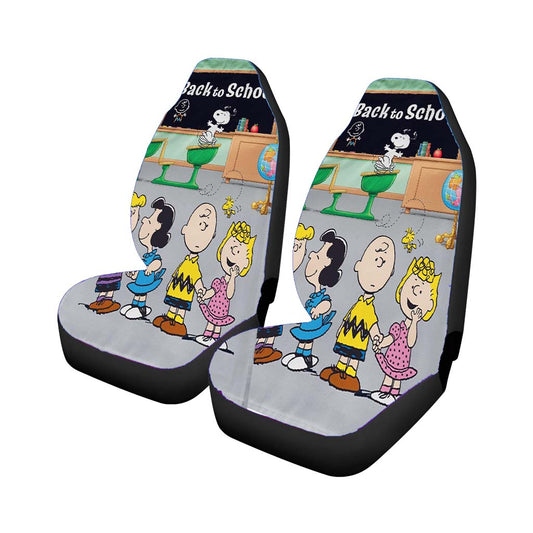 Snoopy Back To School Car Seat Covers