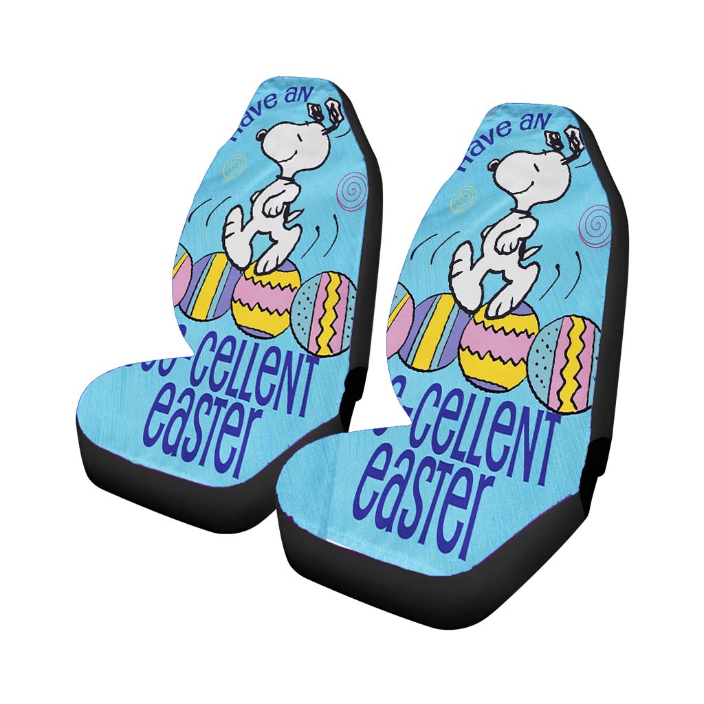 Snoopy Easter car Seat Covers
