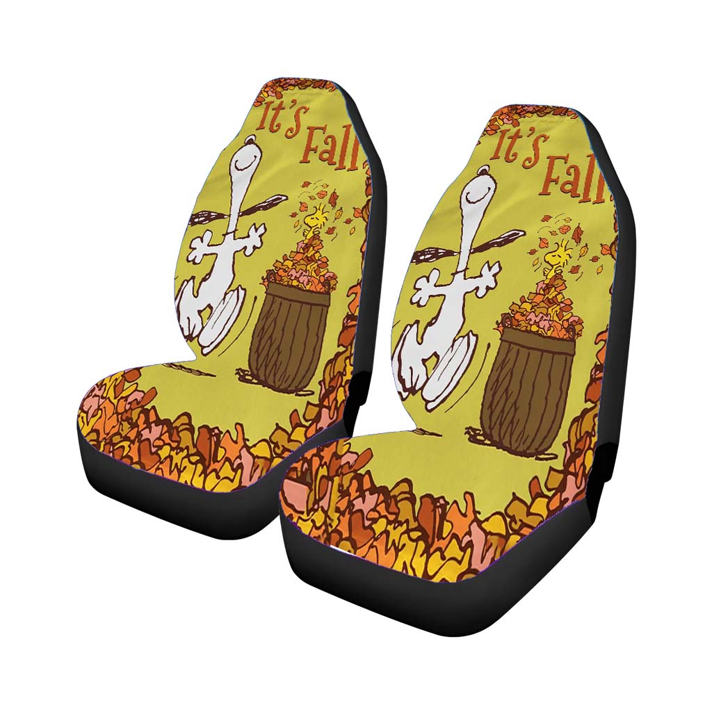 Snoopy Fall car Seat Covers