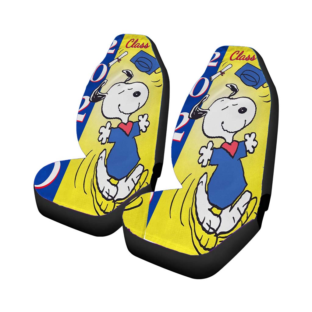 Snoopy Graduation car Seat Covers