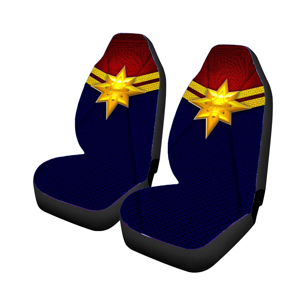 Sophisticated Captain Marvel Wallpaper car Seat Covers