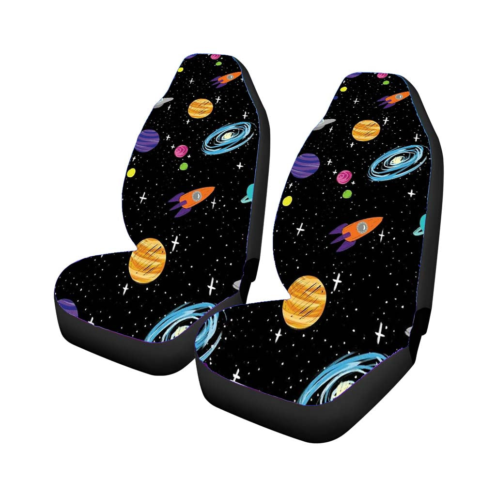 Space Planet Pattern car Seat Covers