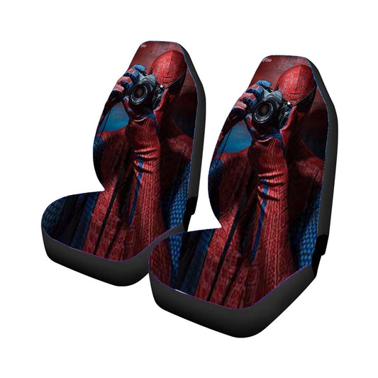 Spider Man Camera Car Seat Covers Universal Fit