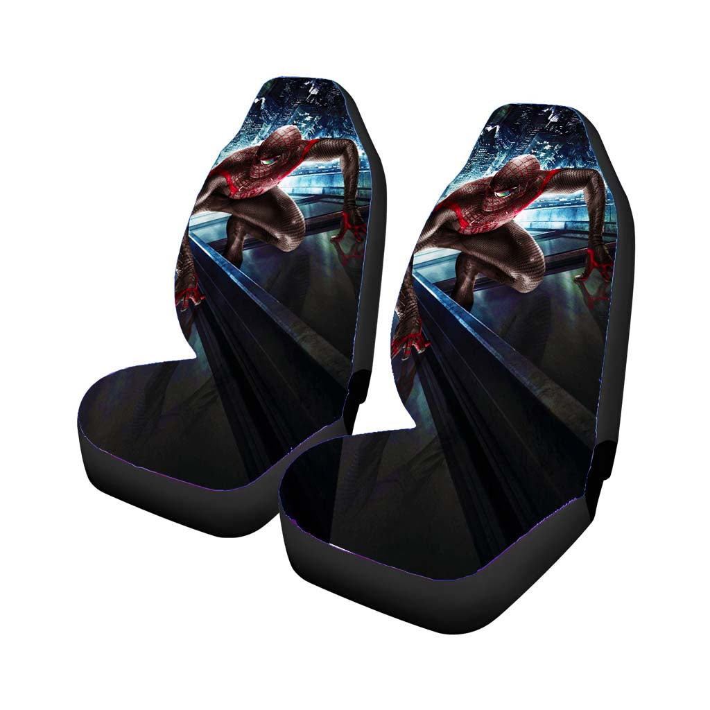 Spider Man Dark Red car Seat Covers