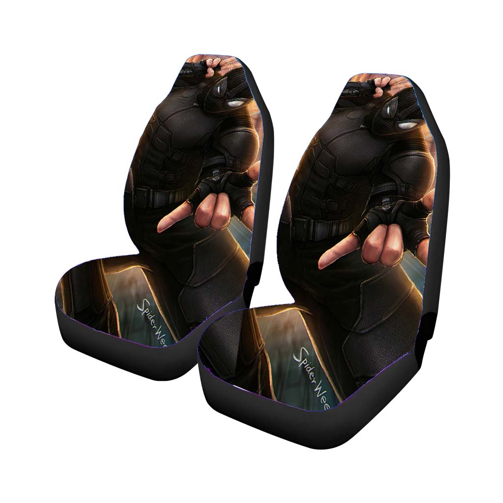 Spider Man Far From Home Stealth Suit car Seat Covers
