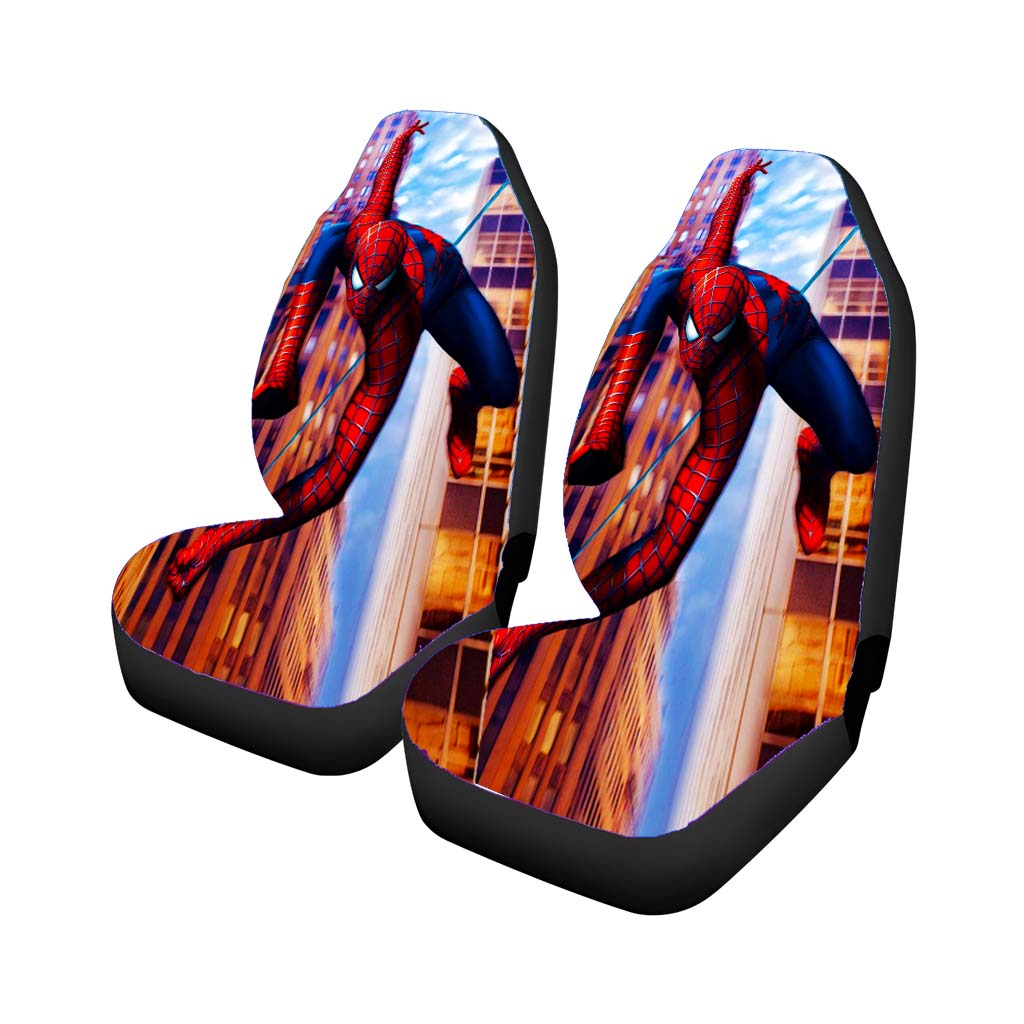 Spider Man Web Action car Seat Covers
