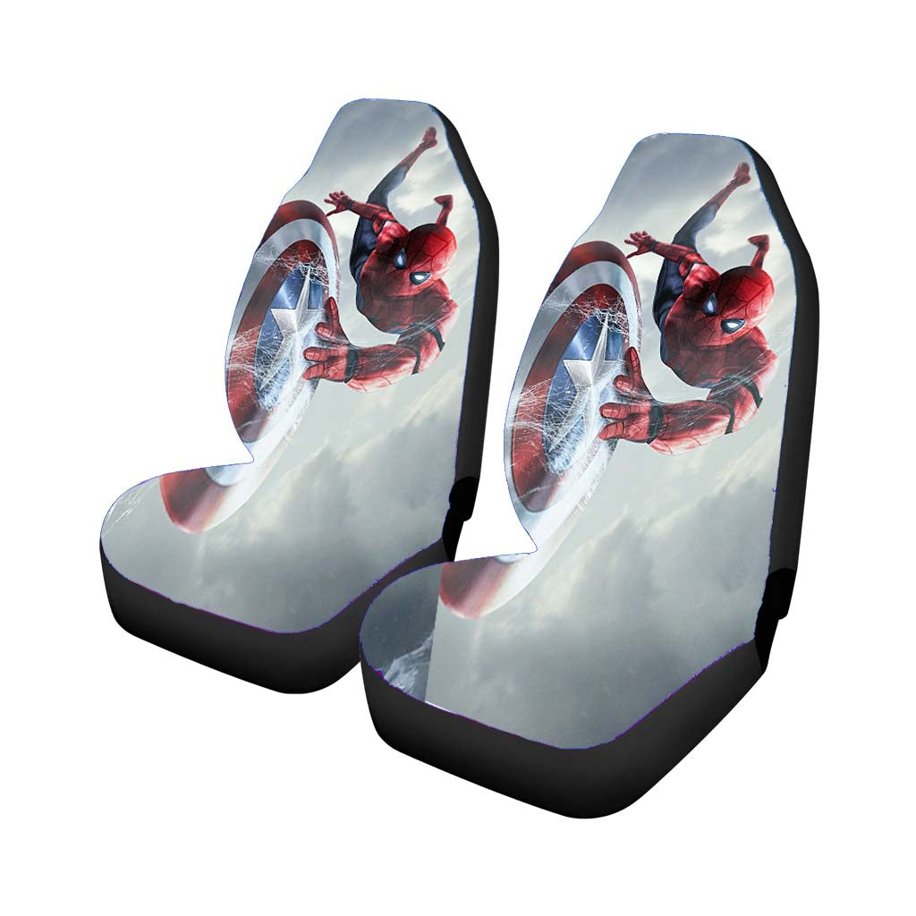Spiderman Captain America Shield car Seat Covers