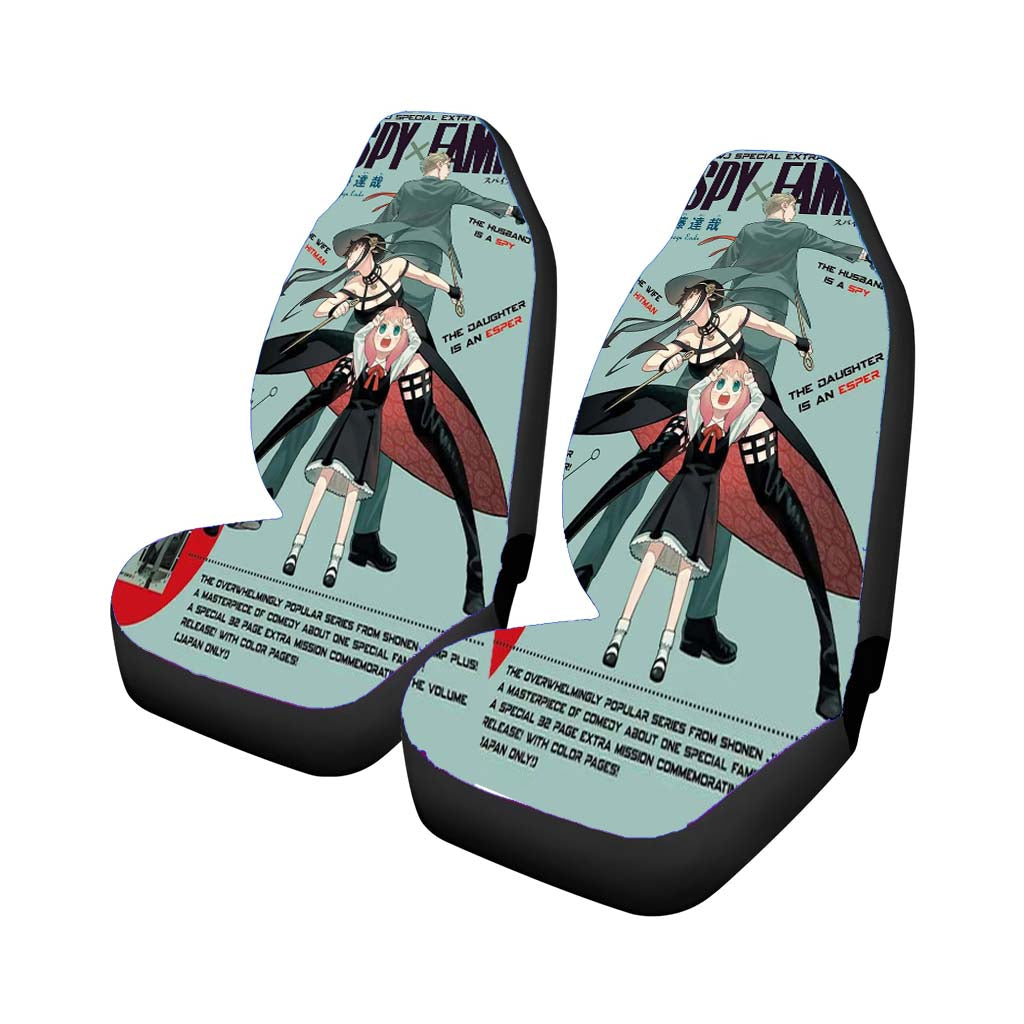 Spy X Family Manga Cover car Seat Covers