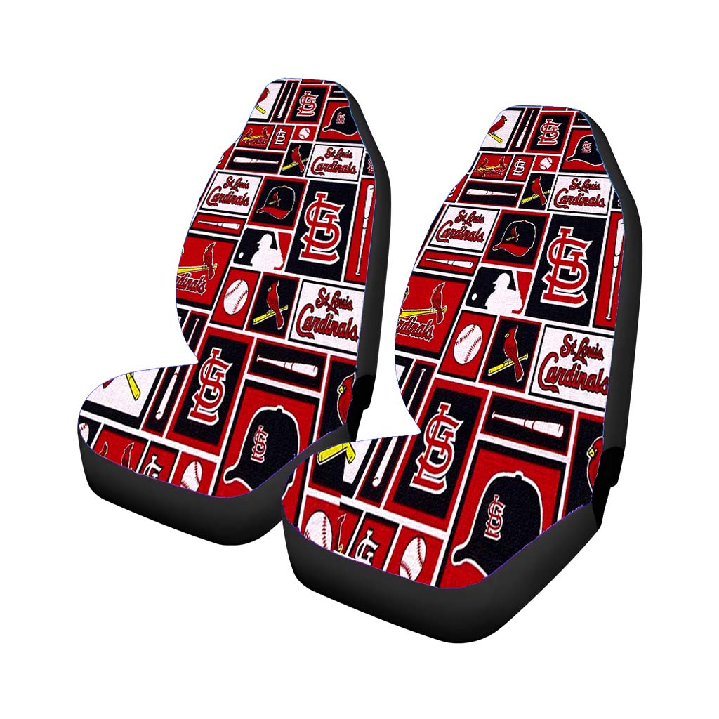 St Louis Cardinals Baseball Doodle Logo car Seat Covers