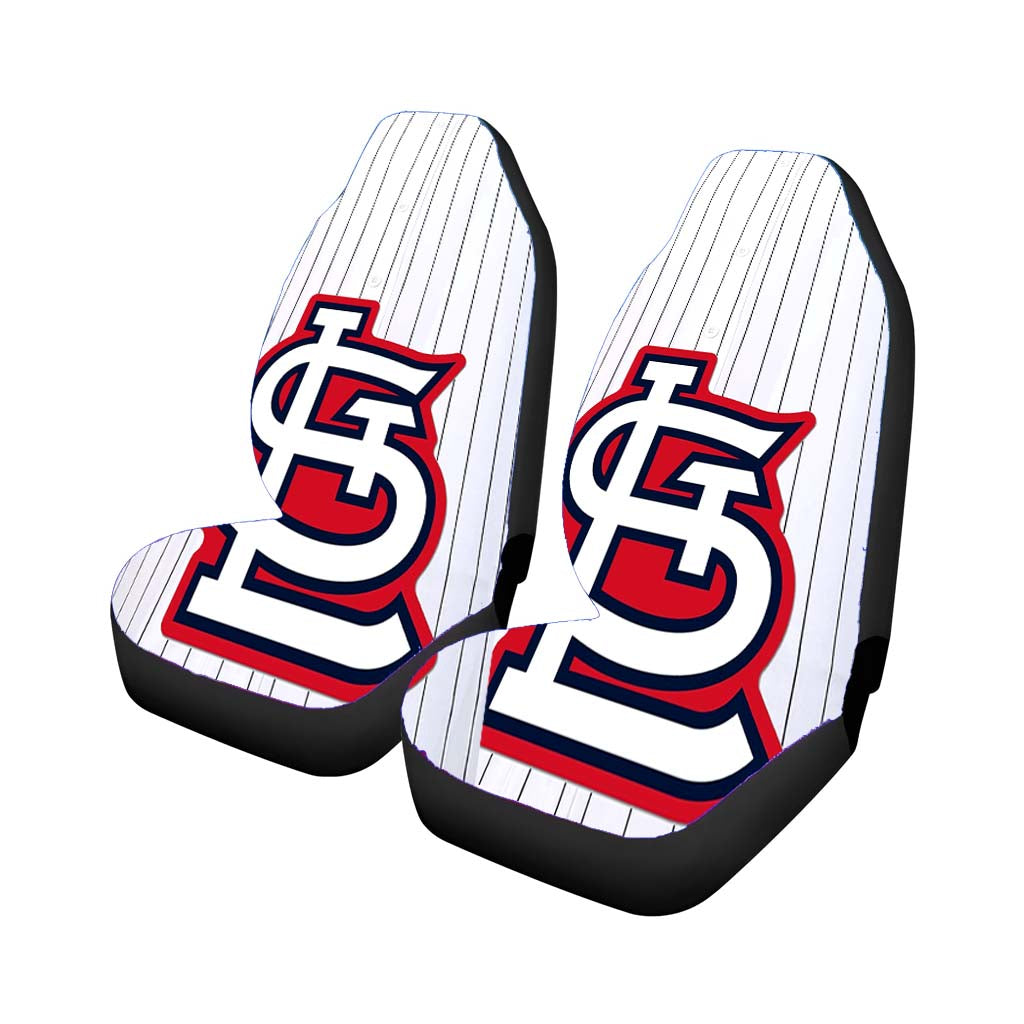 St Louis Cardinals Jersey White car Seat Covers